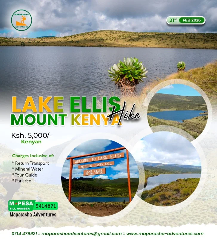 MAPARASHA ADVENTURES - LAKE ELLIS MOUNT KENYA